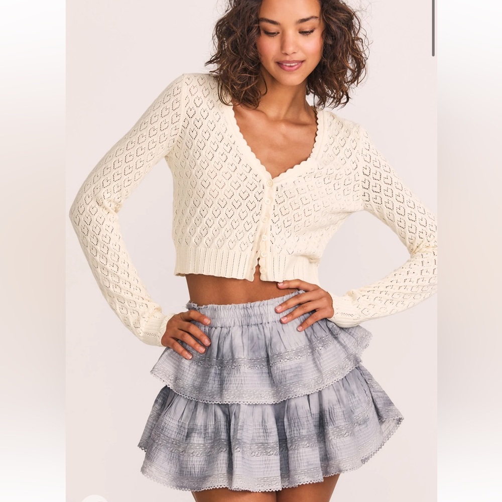 Loveshackfancy mini skirt